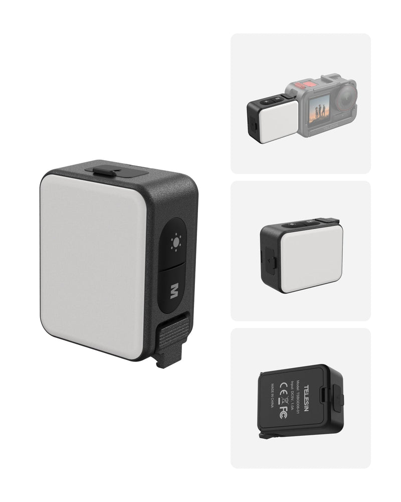 Telesin Quick-Release Fill Light For Action 5 pro/4/3 telesinstore