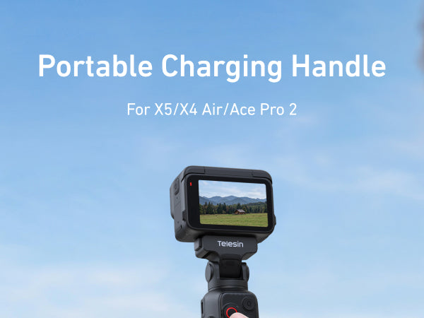 Telesin Portable Charging Handle For X5/X4 Air/Ace Pro 2