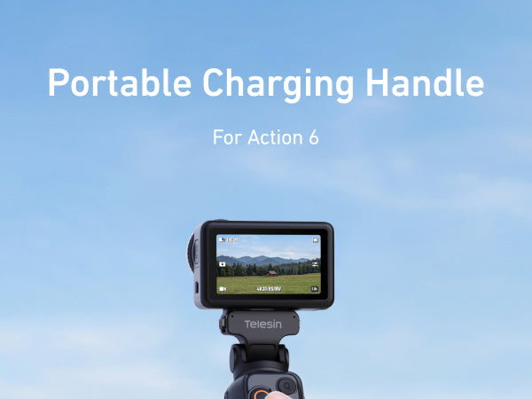 Telesin Portable Charging Handle For Action 6
