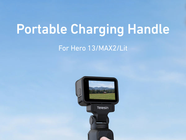 Telesin Portable Charging Handle For Hero 13/MAX2/Lit
