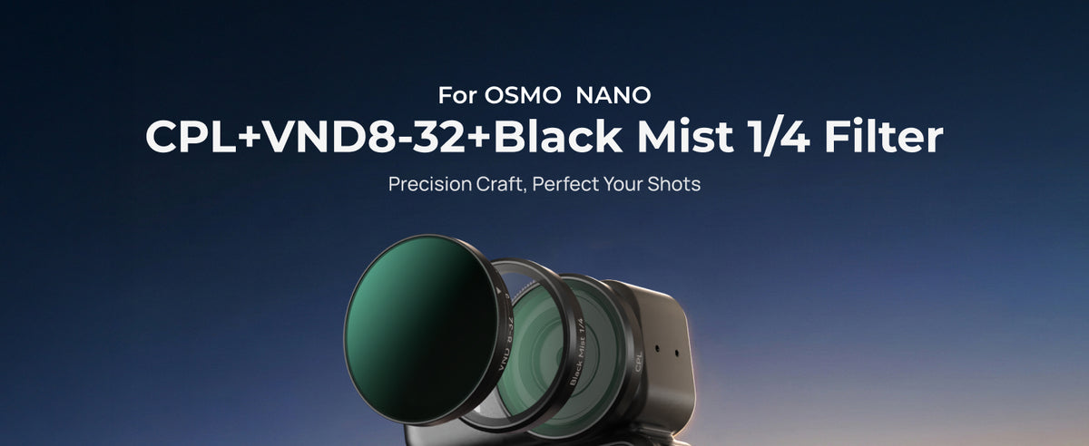Telesin Nano Series Camera Filter Kit