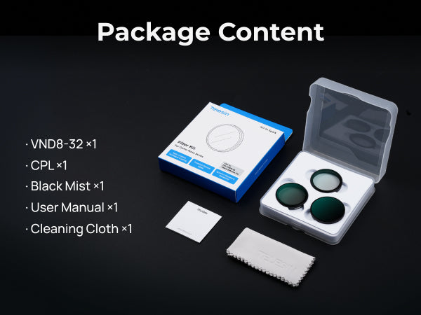 Telesin Nano Series Camera Filter Kit