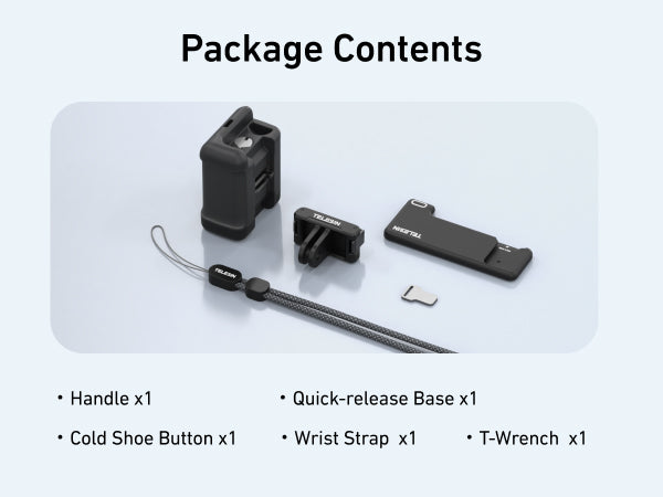 Telesin AC543 Street Grip Handle Kit for Action 3-5