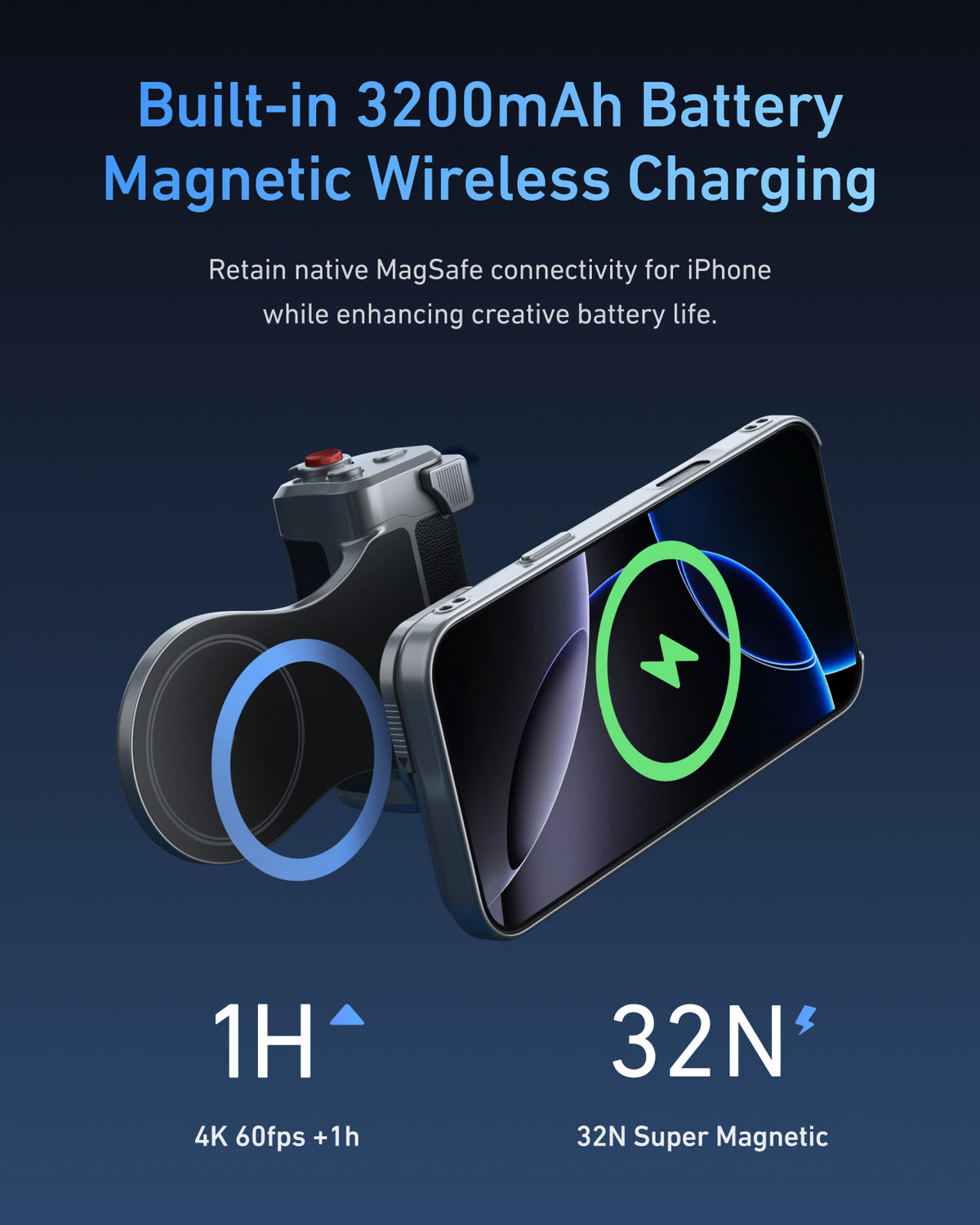 TELESIN Master Grip for iPhone 17 Pro/Pro Max