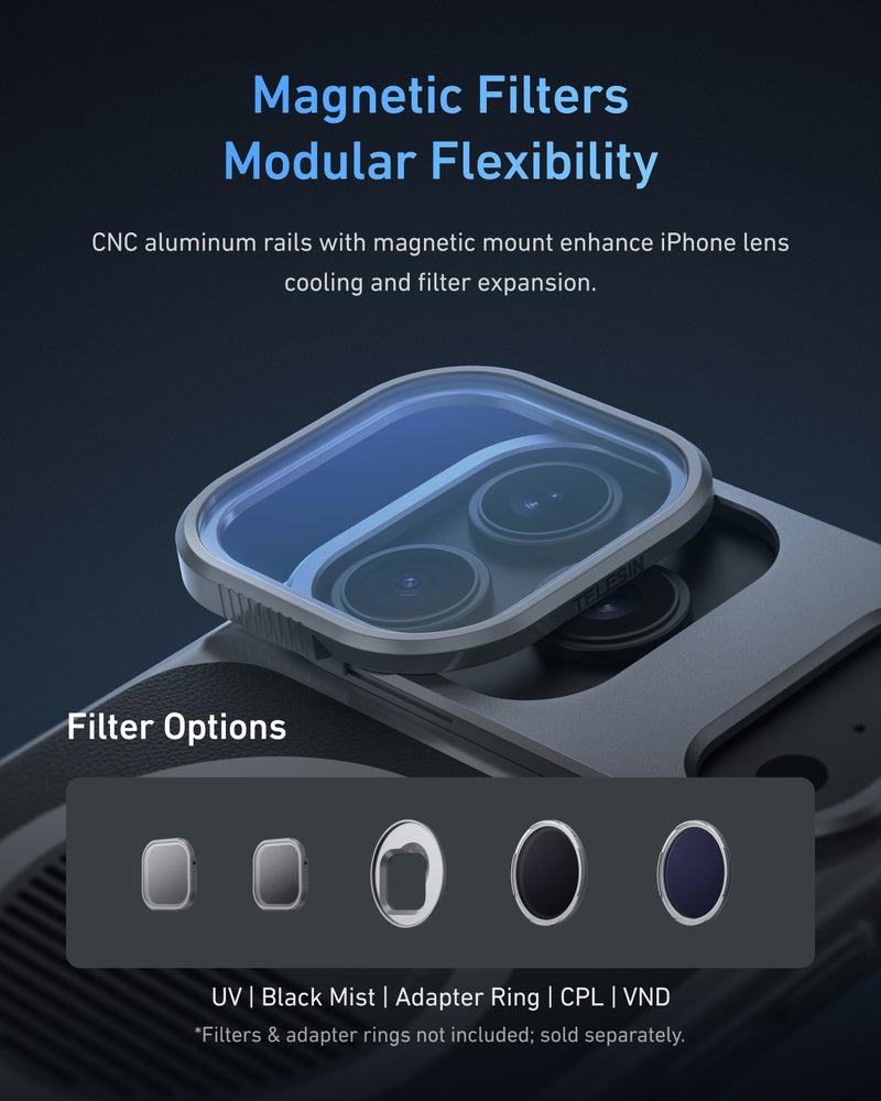 TELESIN Master Grip for iPhone 17 Pro/Pro Max