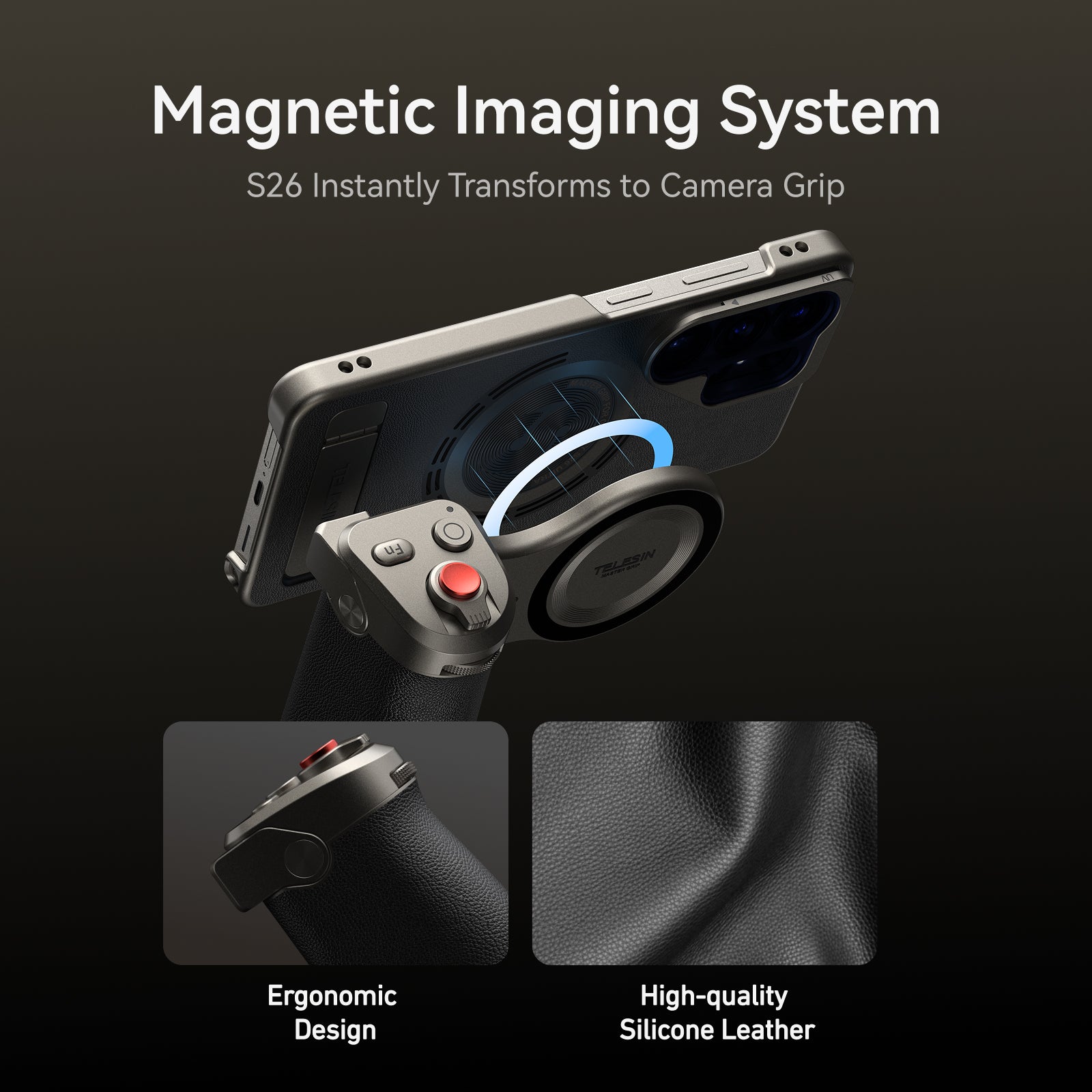 Telesin Master Grip Kit for Galaxy S26 Ultra