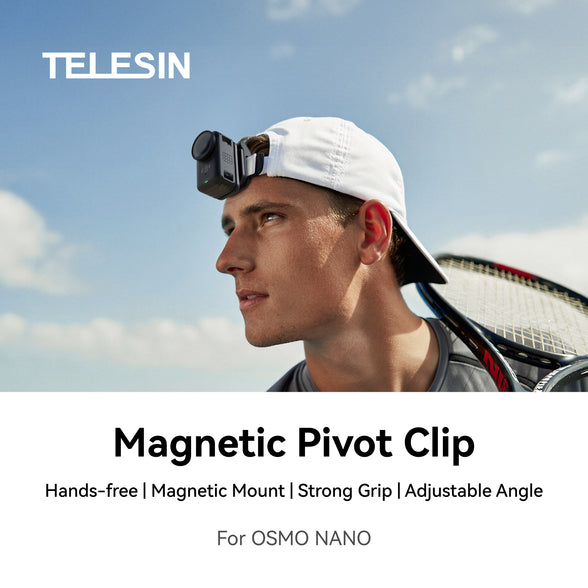 Telesin Magnetic Pivot Clip for Osmo Nano