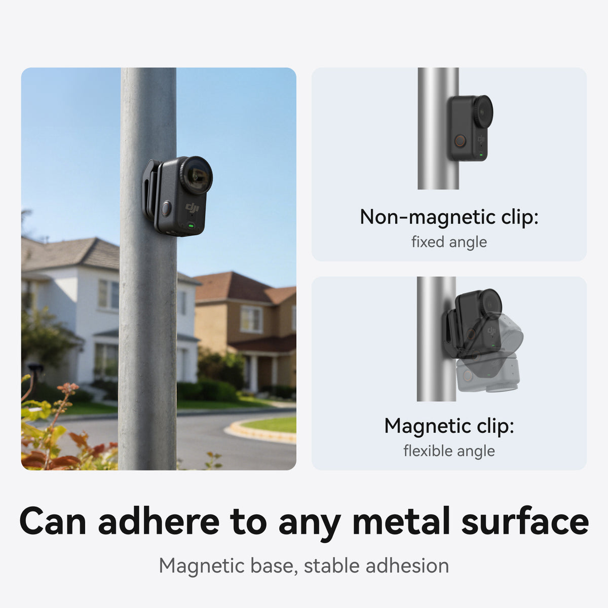 Telesin Magnetic Pivot Clip for Osmo Nano