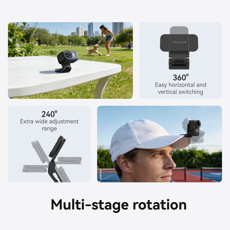 Magnetic Pivot Clip for Osmo Nano