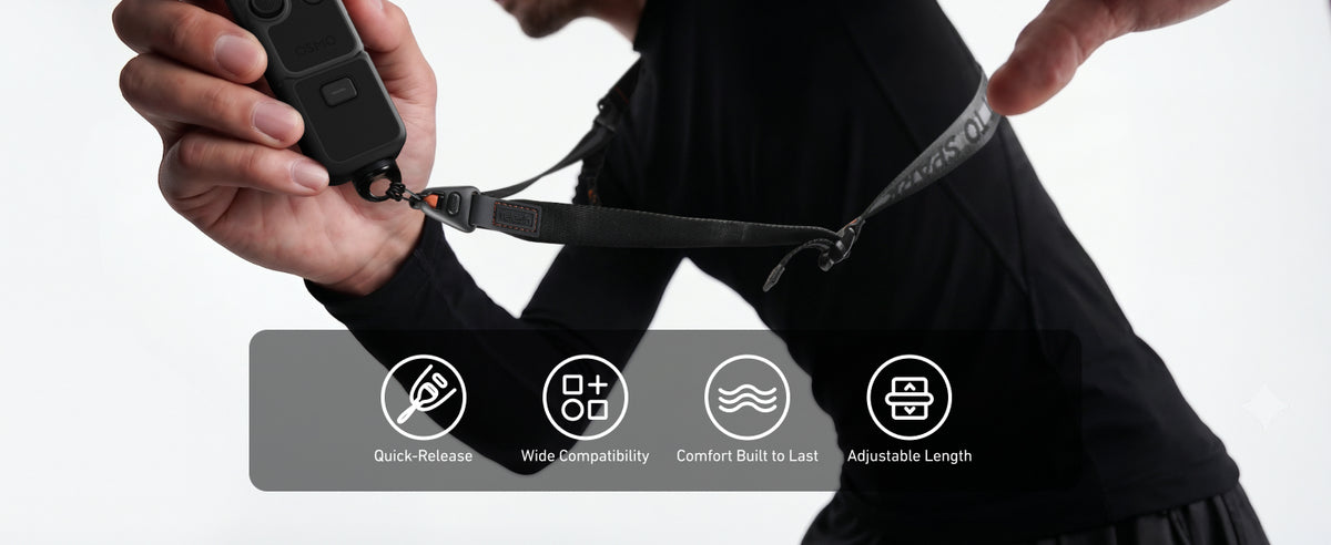 Telesin DisAdv Quick-Release Camera Strap