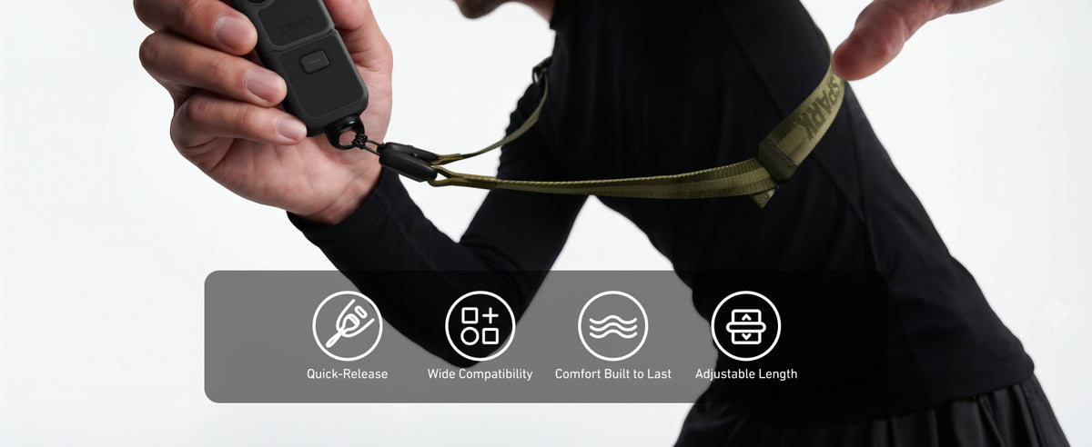 Telesin DisAdv Quick-Release Camera Strap