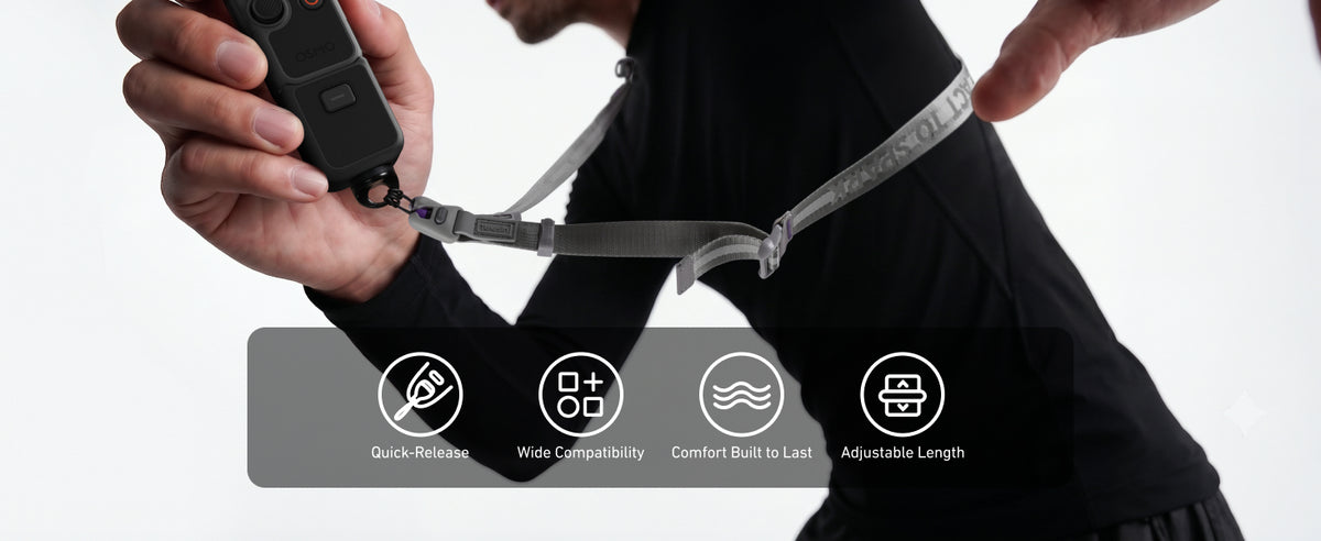 Telesin DisAdv Quick-Release Camera Strap