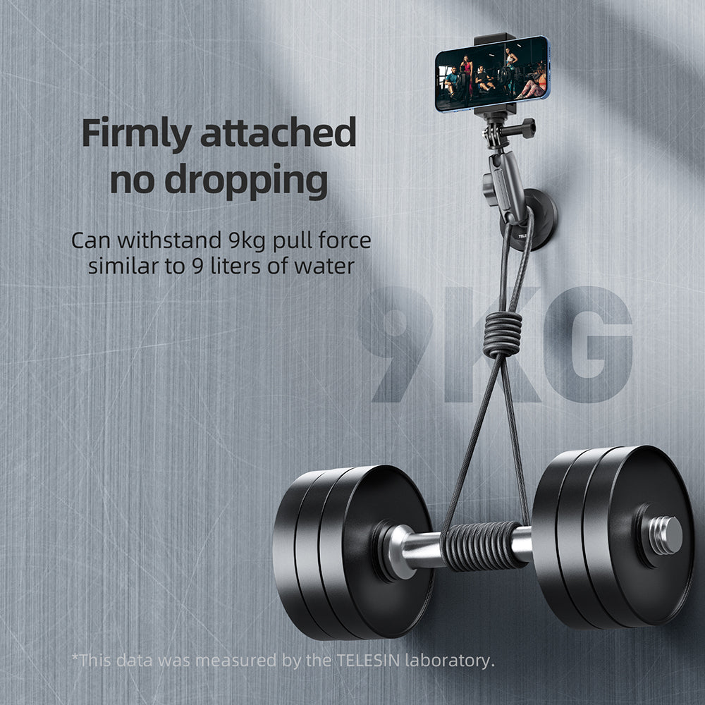 TELESIN Aluminum Alloy Magnetic Base Mount