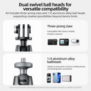 TELESIN Aluminum Alloy Magnetic Base Mount