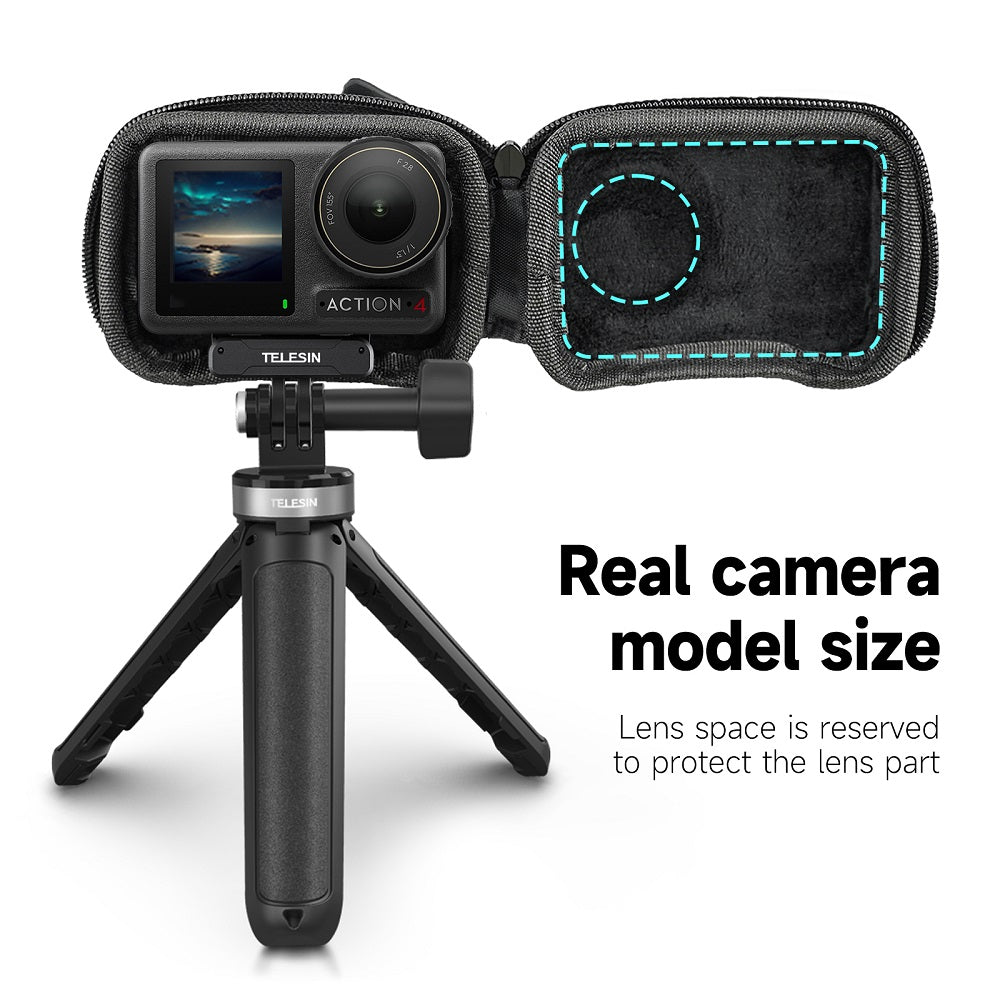 TELESIN Camera Storage Protective Bag for DJI ACTION 3 4