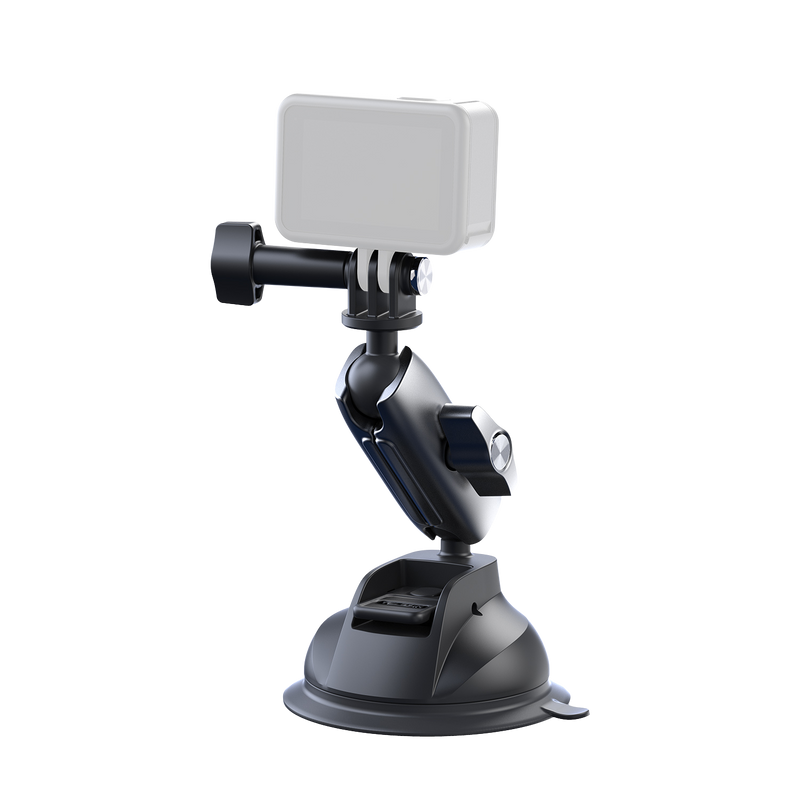Supporto per fotocamera TELESIN in lega di alluminio con ventosa