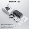 TELESIN Portable Charging Case with 2 NP-BX1 Batteries for Sony