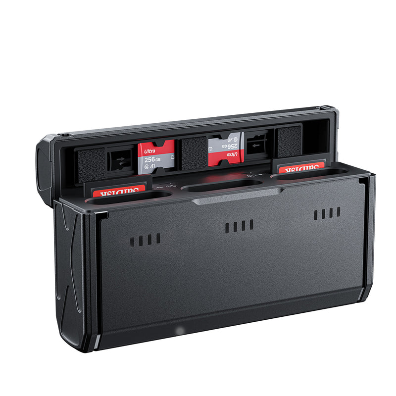TELESIN Portable Charging Case with 2 NP-BX1 Batteries for Sony