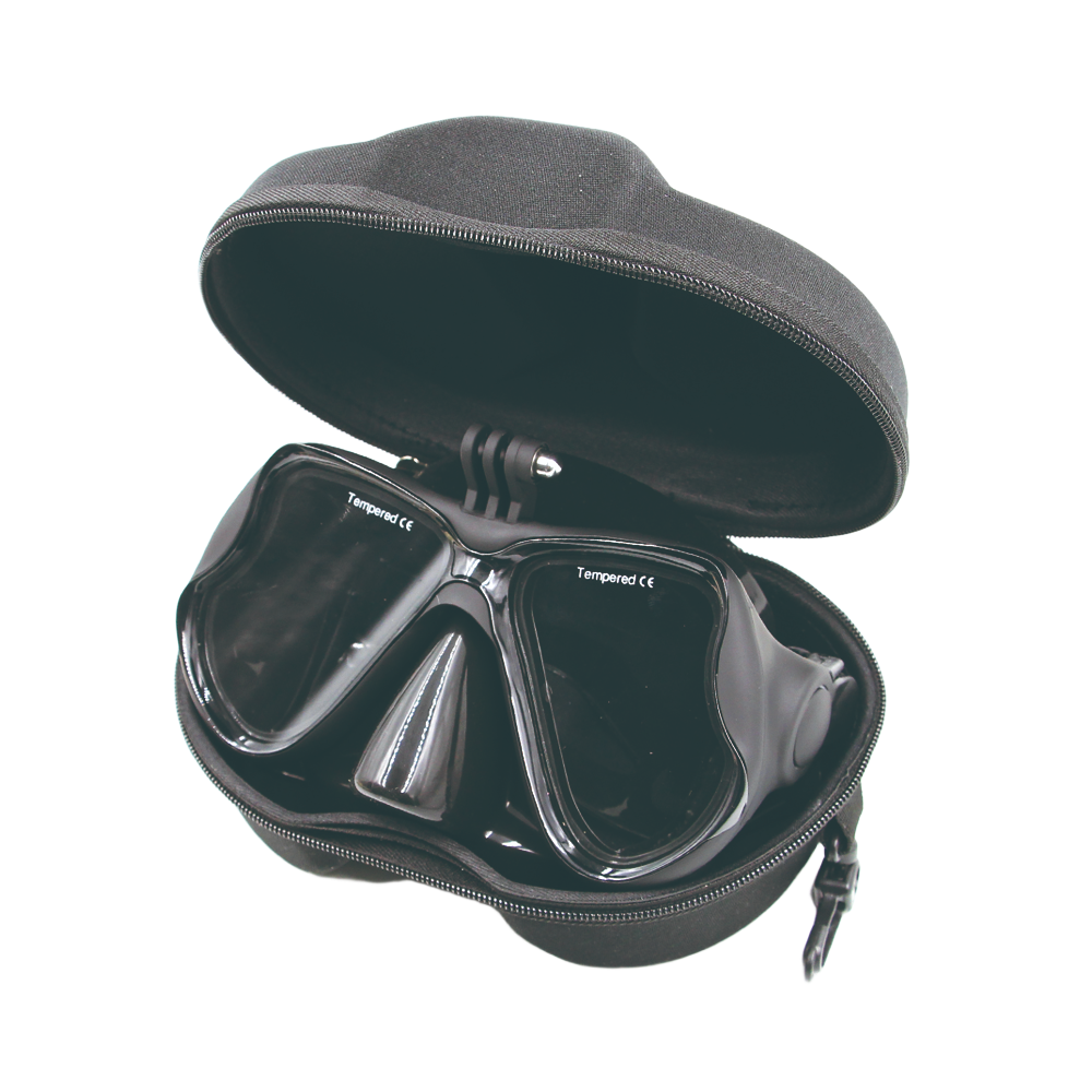 Telesin Diving Mask with Storage Case Box Carry Bag for GoPro