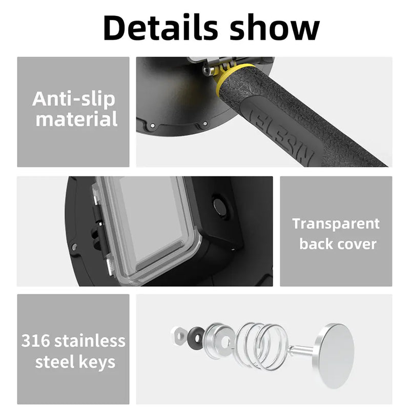 TELESIN Dome Port for GoPro Hero 11/10/9