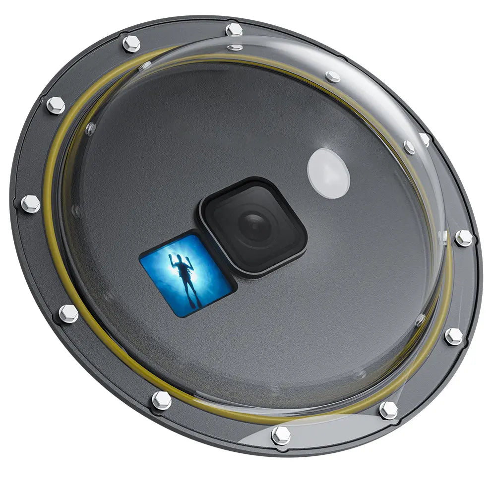 Dome Port TELESIN Per GoPro Hero 9-13 - Custodia Impermeabile 6 Pollici Per Foto Subacquee - Foto 10