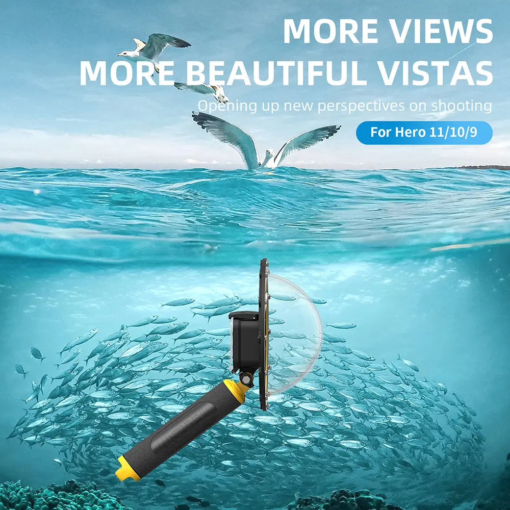 TELESIN Dome Port for GoPro Hero 11/10/9