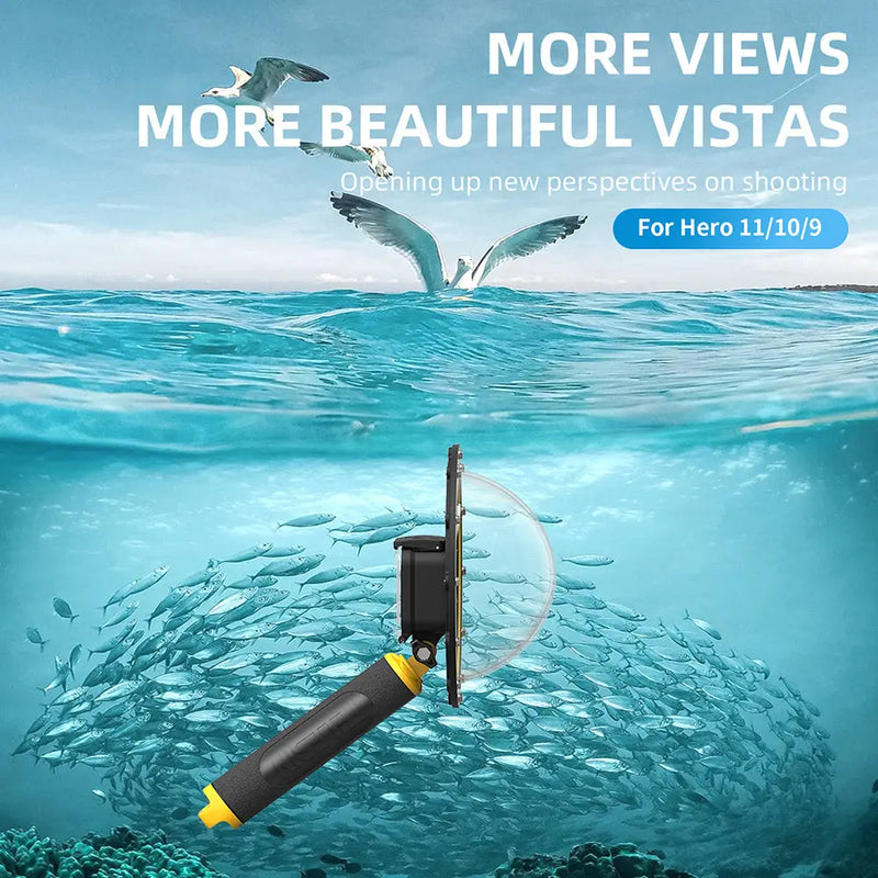 TELESIN Dome Port for GoPro Hero 11/10/9