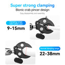TELESIN Double-headed Crab Clamp Mount for Bike/Moto