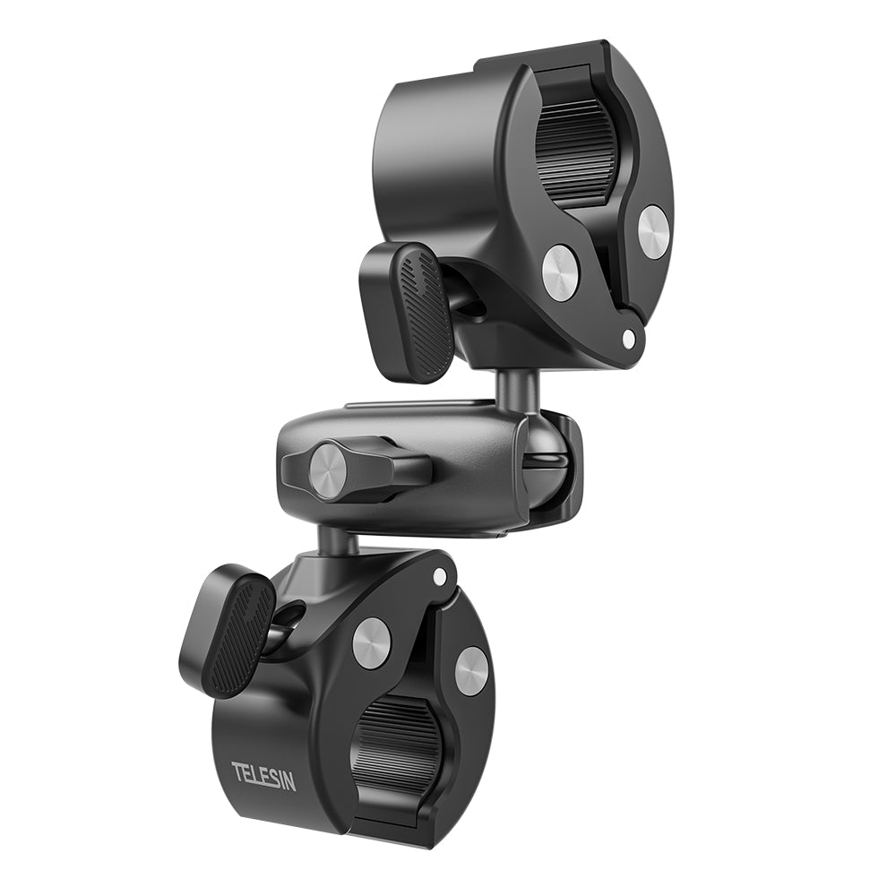 TELESIN Double-headed Crab Clamp Mount for Bike/Moto