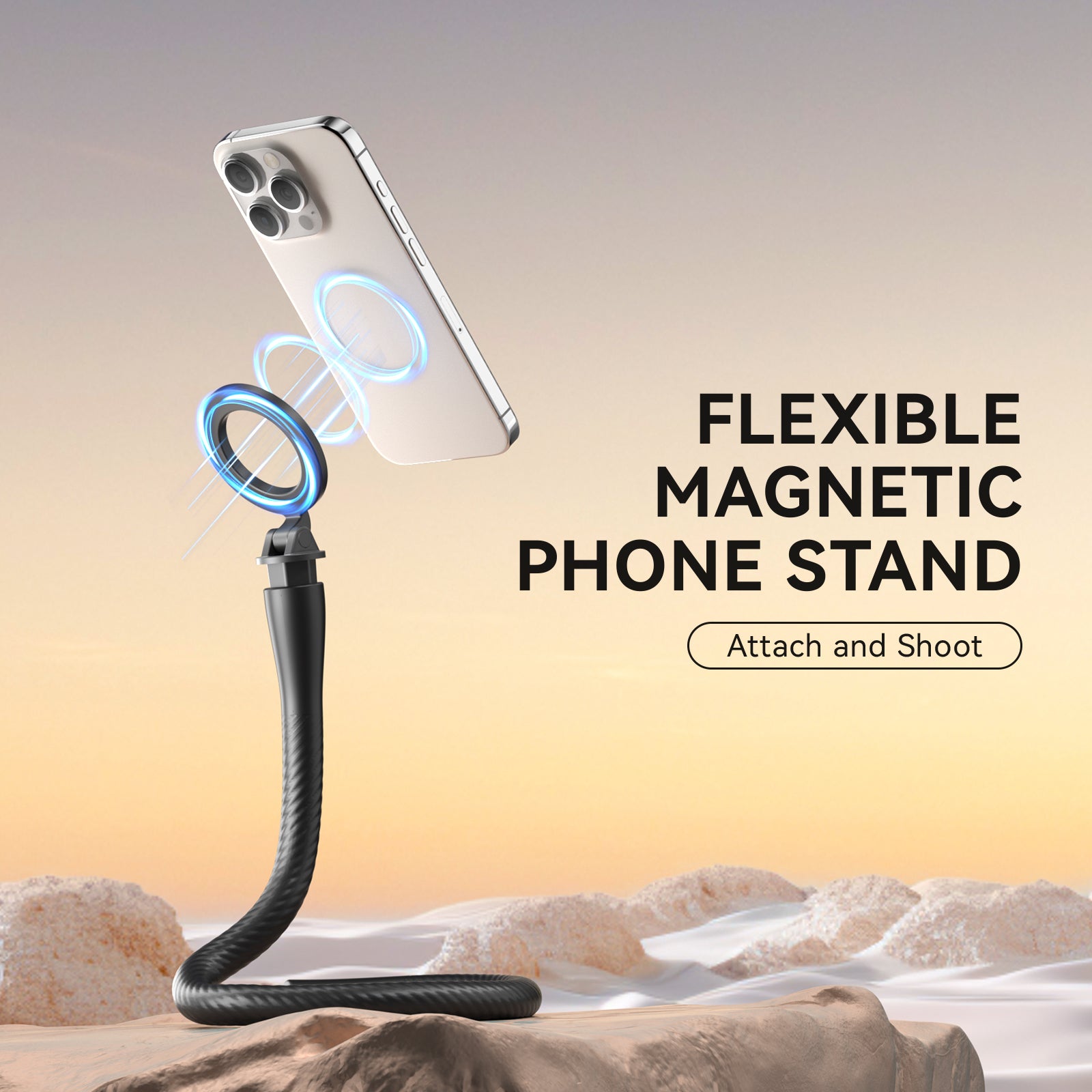 Mobile phone flexible holder