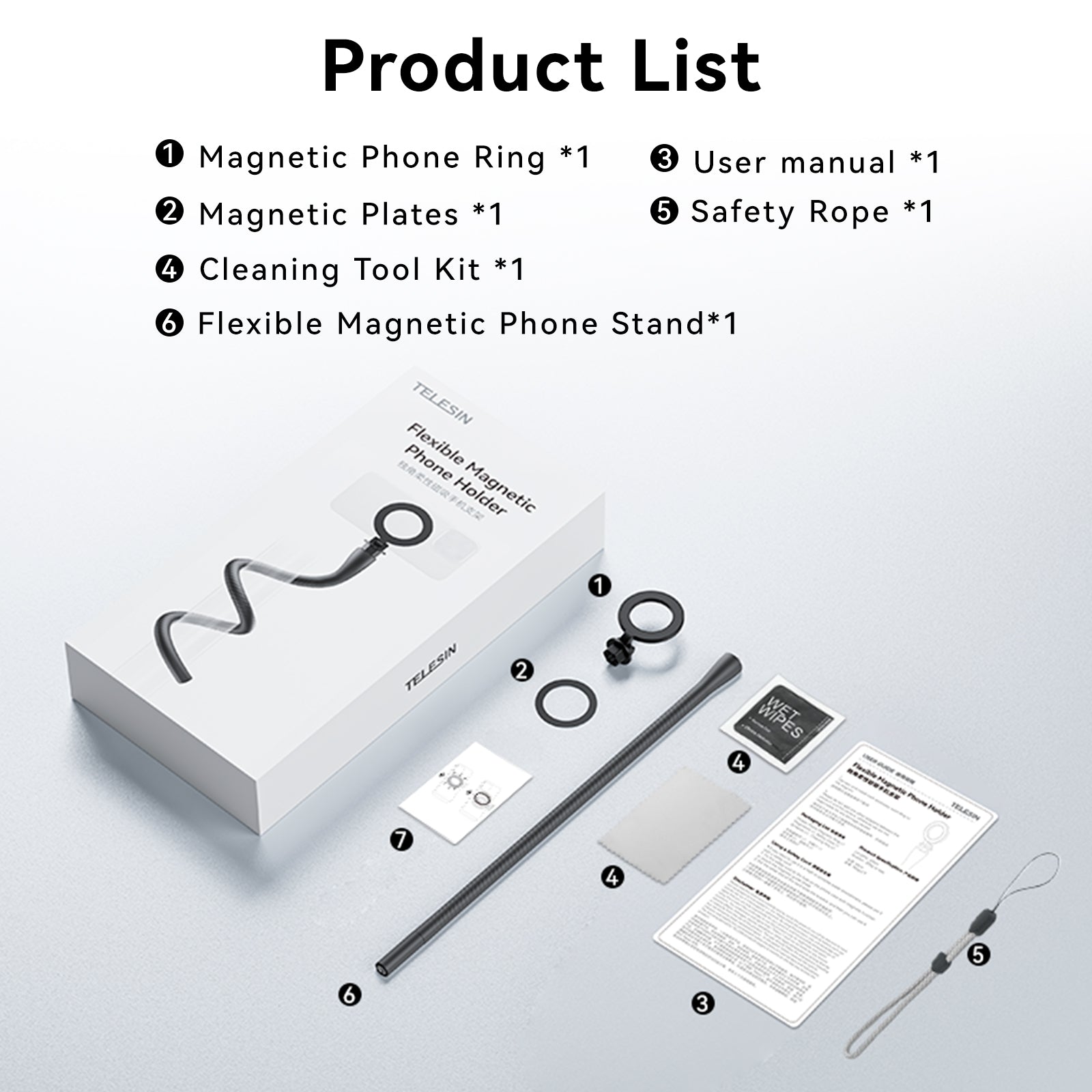 Mobile phone flexible holder