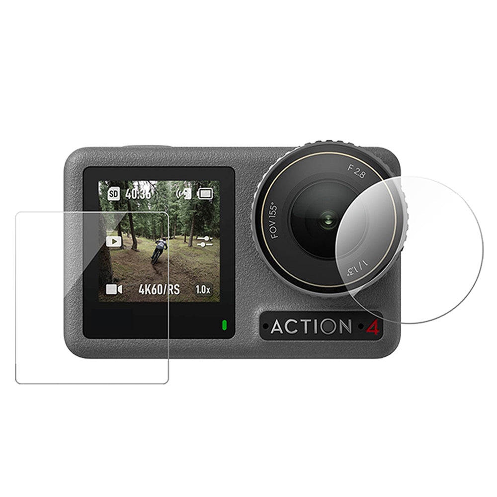 TELESIN HD Protective Film Set for DJI ACTION 3/4 TELESIN