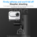 TELESIN Magnetic Base Steering Bracket for Insta360 GO 3