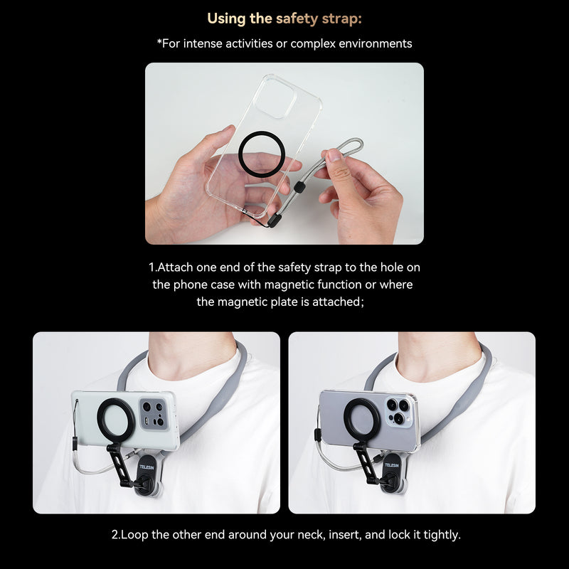 Magnetic Neck Phone Holder