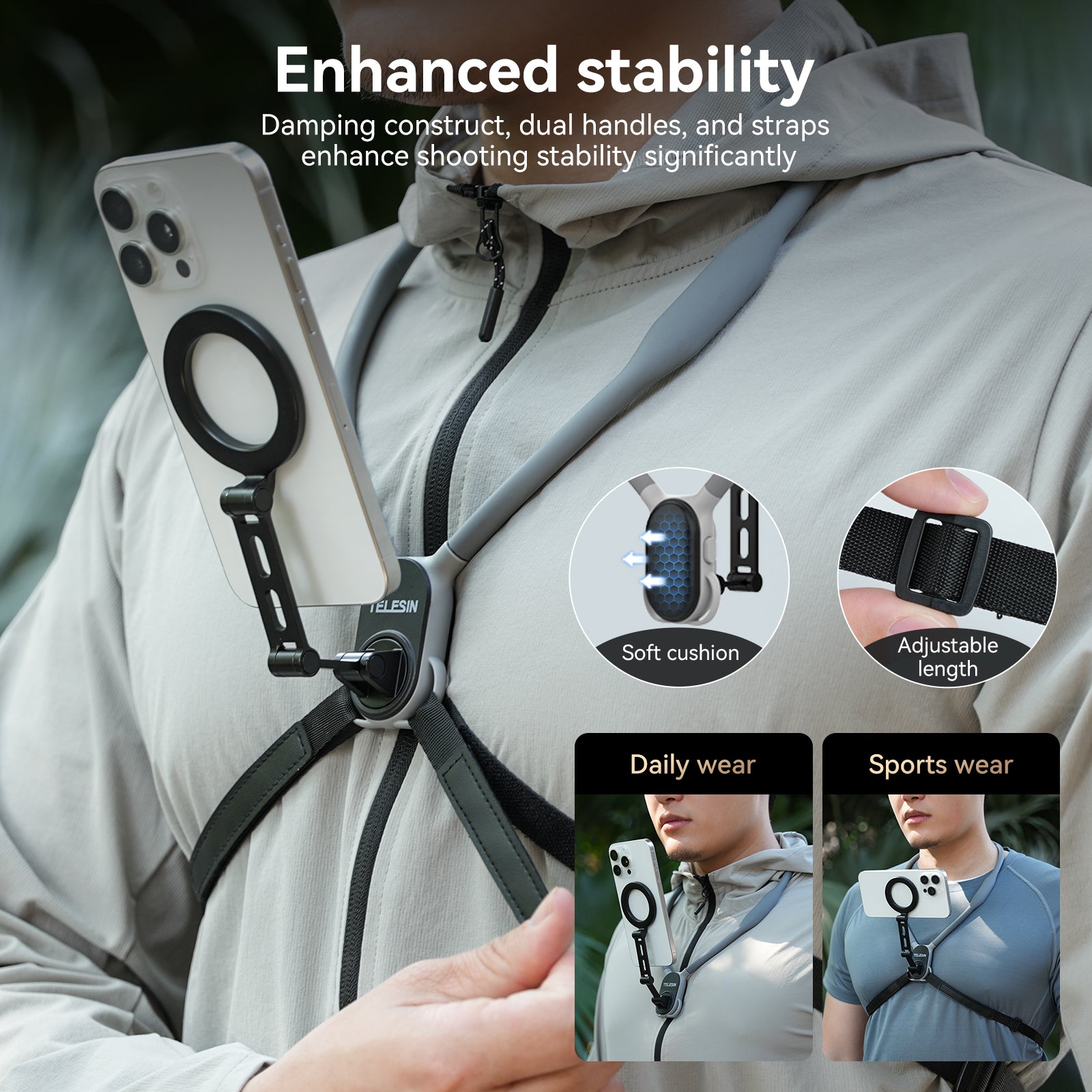  Magnetic Neck Phone Holder