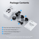 TELESIN Magnetic Quick Release Adapter Set