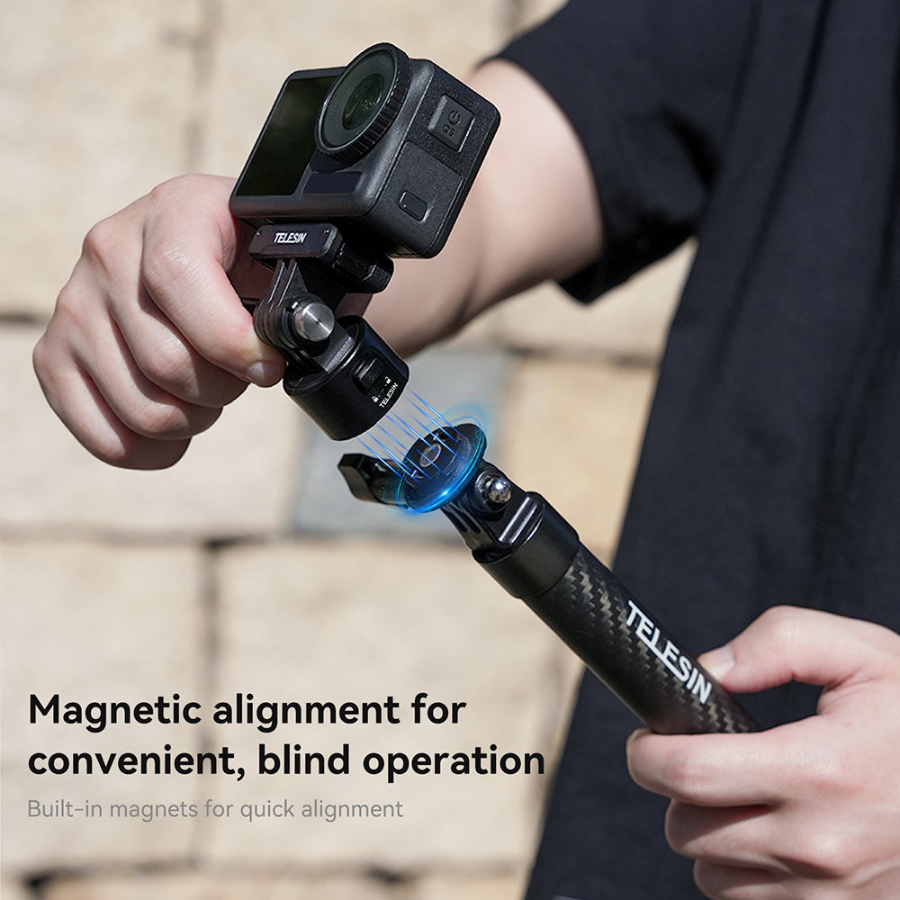 TELESIN Magnetic Quick Release Adapter Set