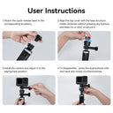 TELESIN Magnetic Quick Release Adapter Set