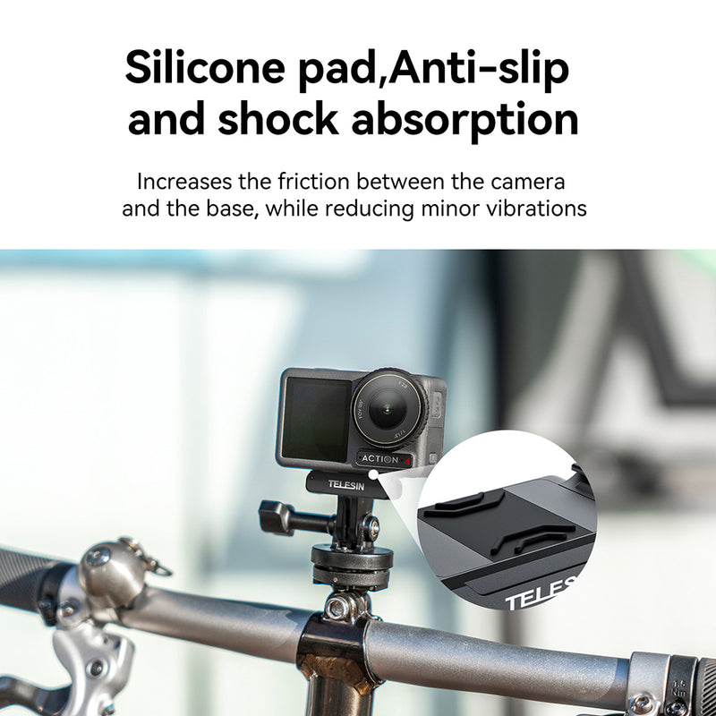 TELESIN Magnetic Two-claw Adapter for DJI ACTION 3/4