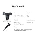 TELESIN Magnetic Two-claw Adapter for DJI ACTION 3/4