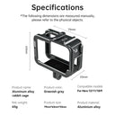 TELESIN Metal Cage for GoPro