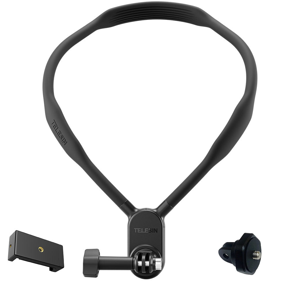 Action Control Neck TELESIN Neck Holder Mount SE (No Magnetic) for Action Cameras/ Phones ...