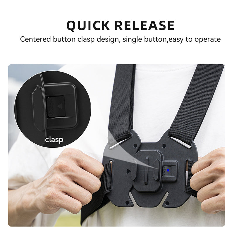 TELESIN Vest Chest Strap for Action Cameras