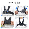 TELESIN Vest Chest Strap for Action Cameras