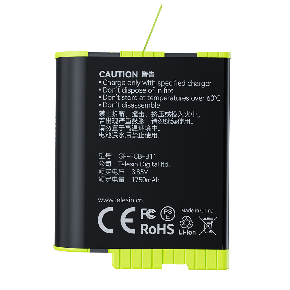 TELESIN Fast Charging Battery for GoPro