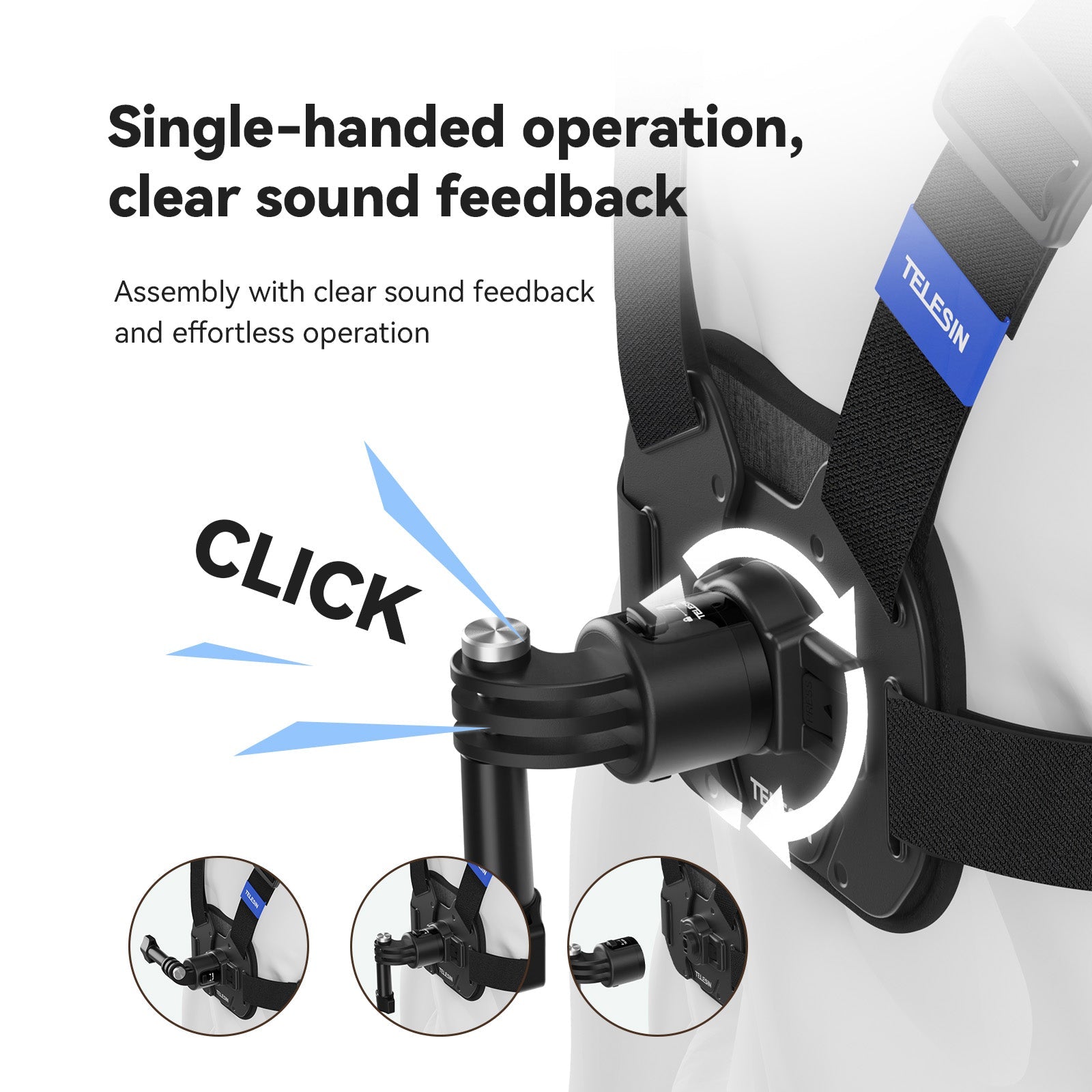 TELESIN Quick-release Vest Chest Strap TELESIN