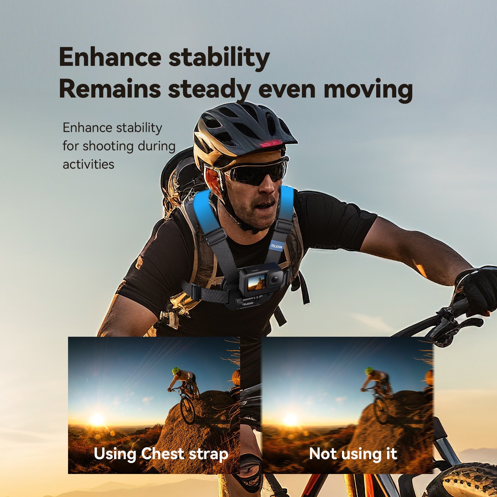 TELESIN Quick-release Vest Chest Strap TELESIN