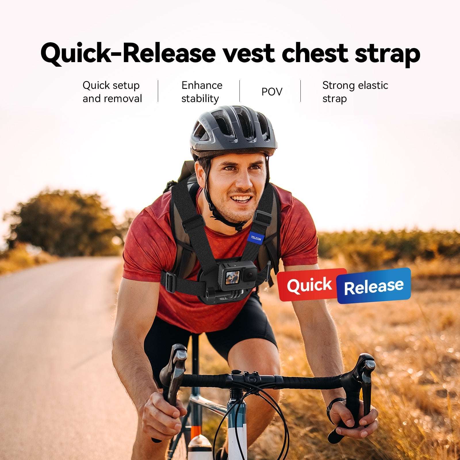 TELESIN Quick-release Vest Chest Strap TELESIN