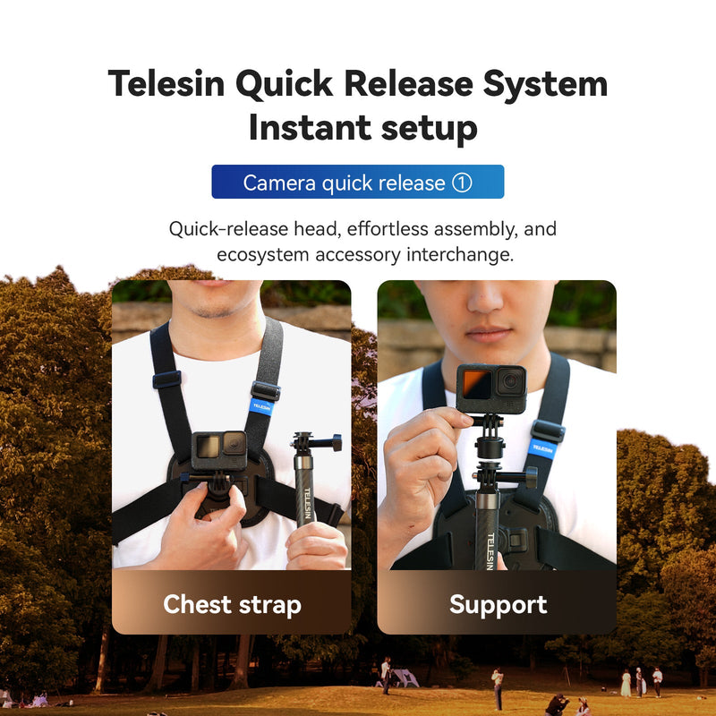 TELESIN Quick-release Vest Chest Strap TELESIN