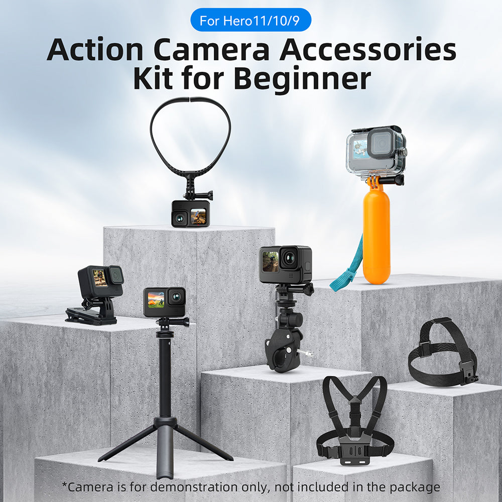 TELESIN Action Camera Accessories Kit for Beginner – telesinstore